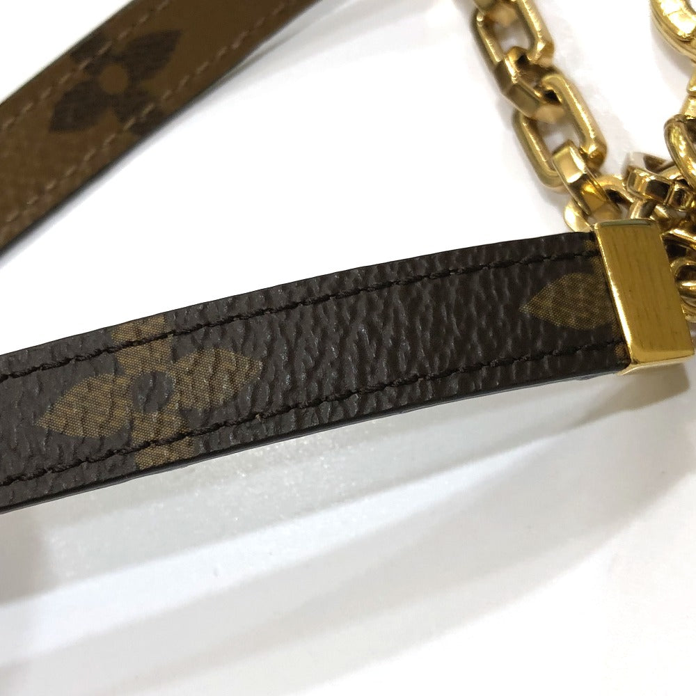 Louis Vuitton Charm M69553 Monogram Reverse Canvas Brown Monogram Reverse Chenne Dauphine Women