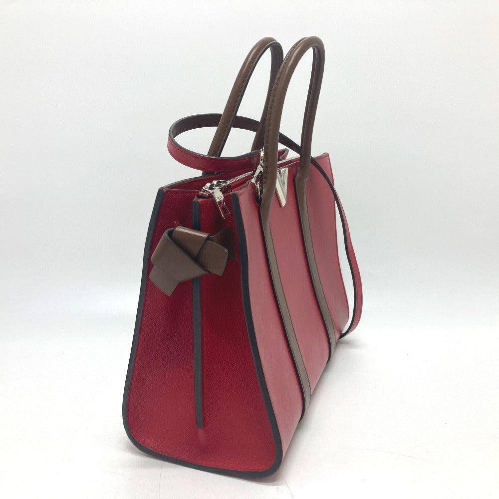 Louis Vuitton Tote Bag M42889 Leather Red Monogram Very Tote Mm Women
