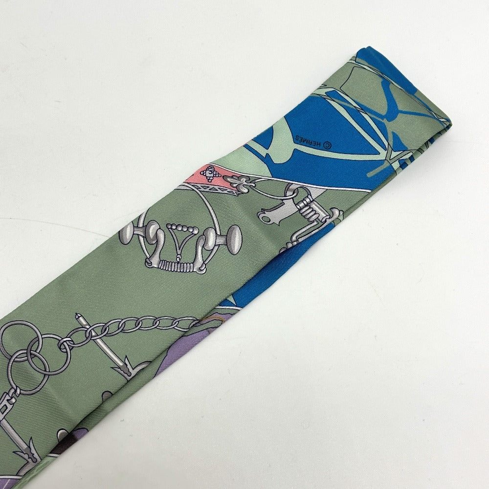 Hermes Scarf Silk Multicolor Bottle Ship Women