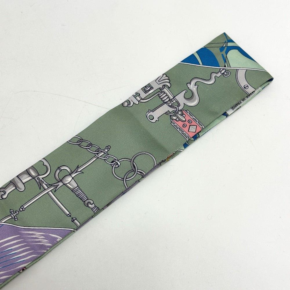 Hermes Scarf Silk Multicolor Bottle Ship Women