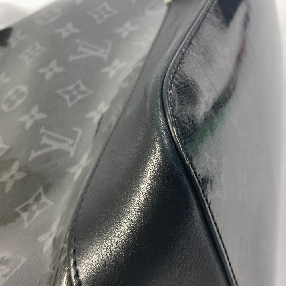 Louis Vuitton Tote Bag M43900 Plastics Black Monogram Eclipse Glaze Zipped Tote Mens