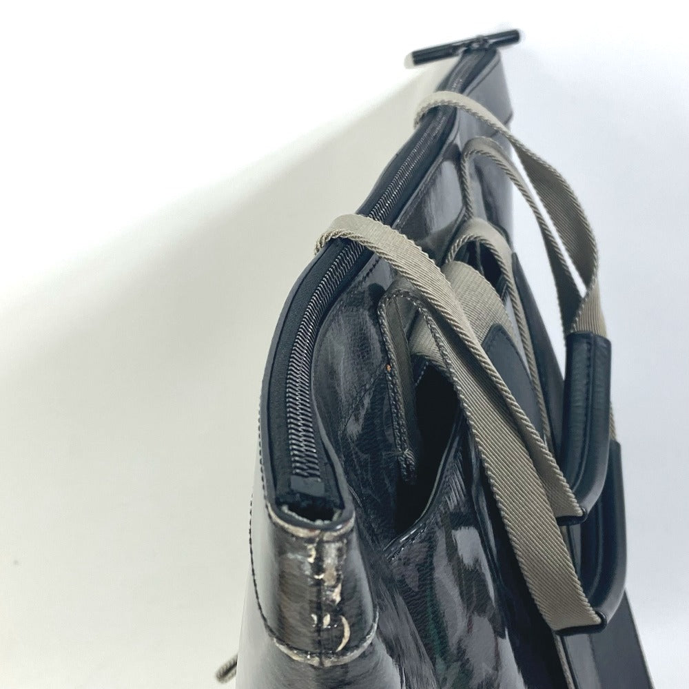 Louis Vuitton Tote Bag M43900 Plastics Black Monogram Eclipse Glaze Zipped Tote Mens