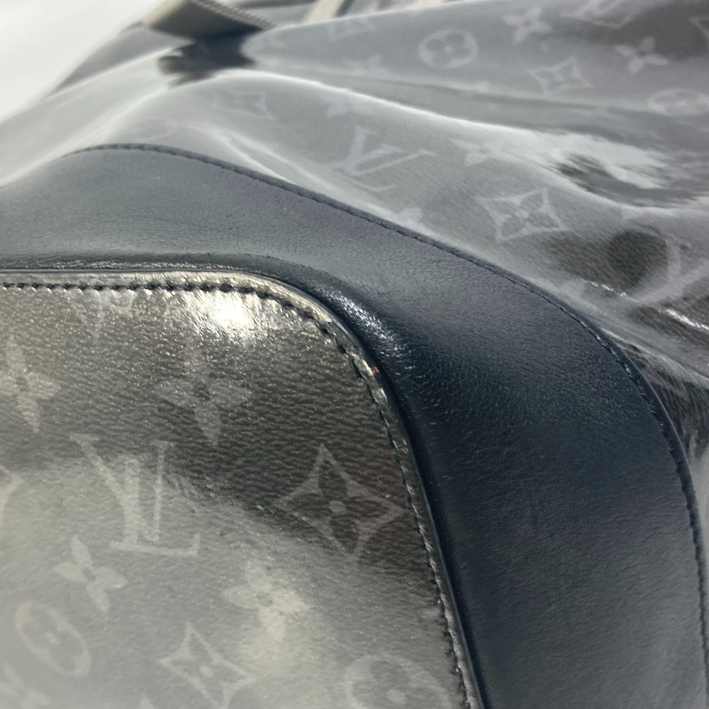 Louis Vuitton Tote Bag M43900 Plastics Black Monogram Eclipse Glaze Zipped Tote Mens