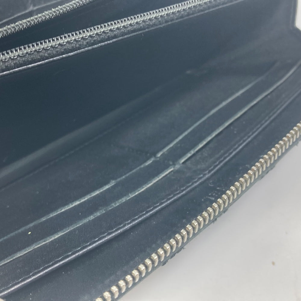 Chanel Long Wallet Purse Lambskin Black Coco Mark Cc Matrasse Quilting Women