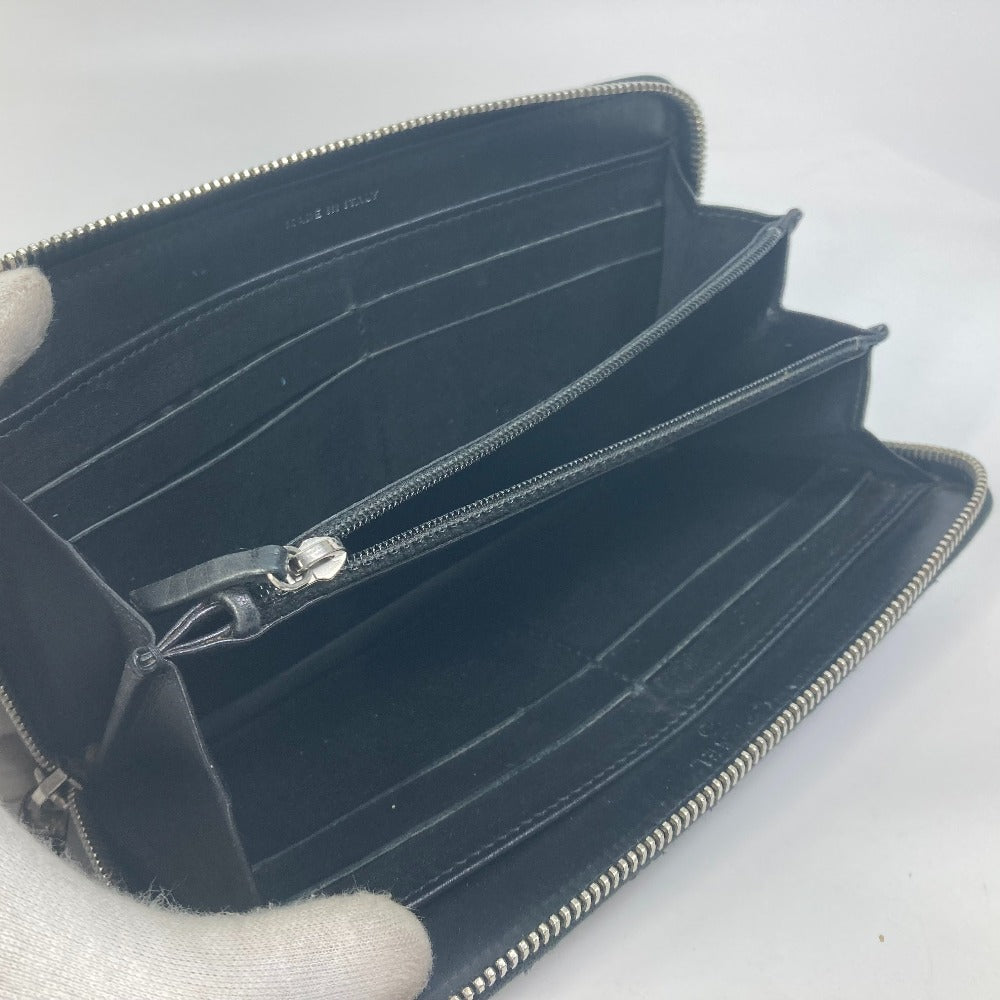 Chanel Long Wallet Purse Lambskin Black Coco Mark Cc Matrasse Quilting Women