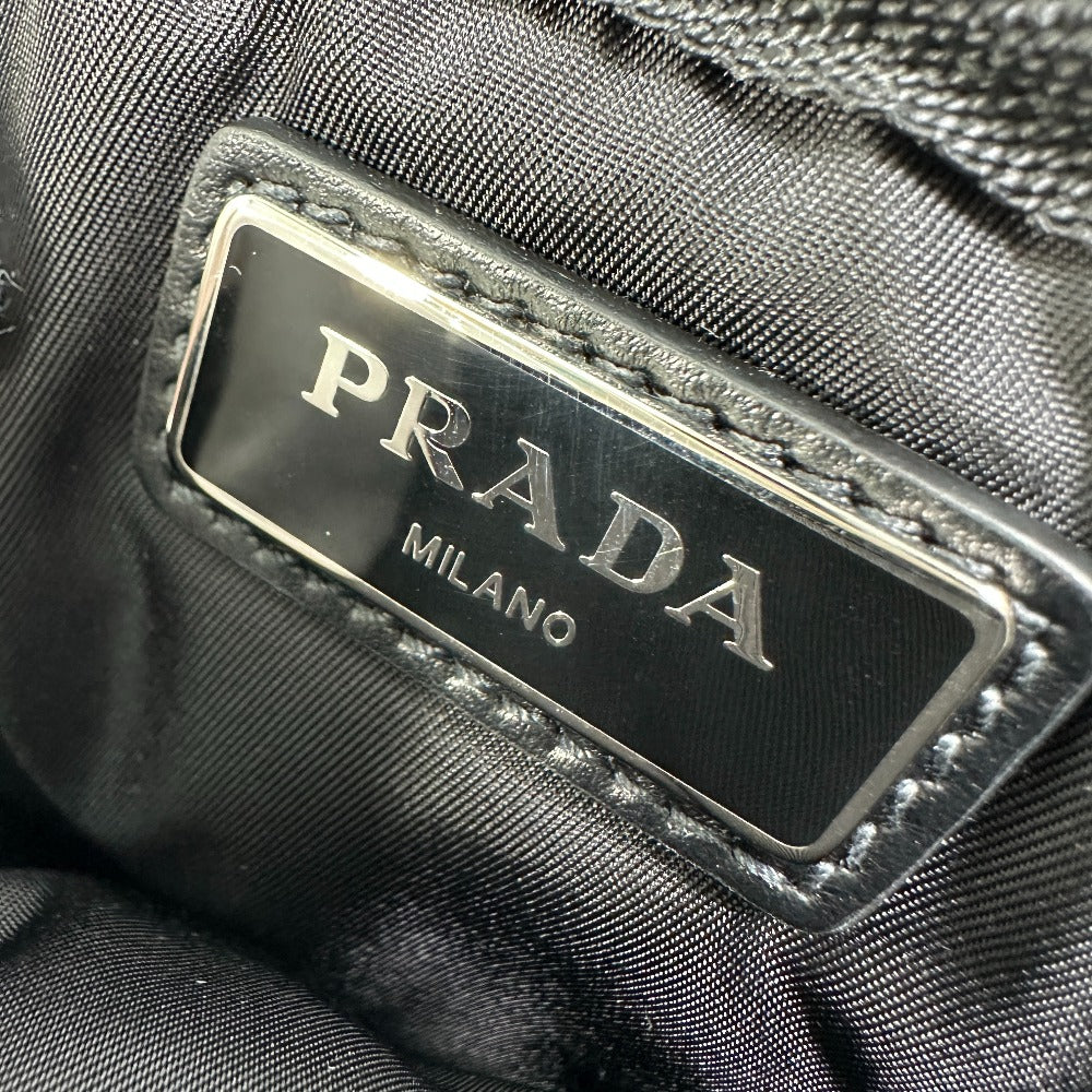 Prada Pouch 2Na026 Nylon Red Triangle Logo Plate Tessuto Soft Mens
