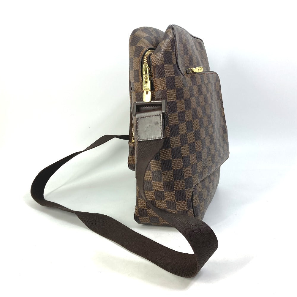 Louis Vuitton Shoulder Bag N41441 Damier Canvas Brown Damier Olaf Mm Mens
