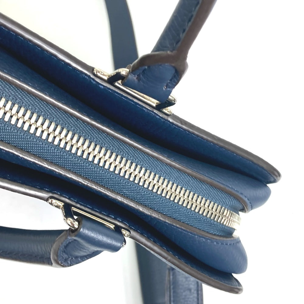 Louis Vuitton Business Bag M54380 Taurillon Clemence Leather Navy 2Way Shoulder Bag Handbag