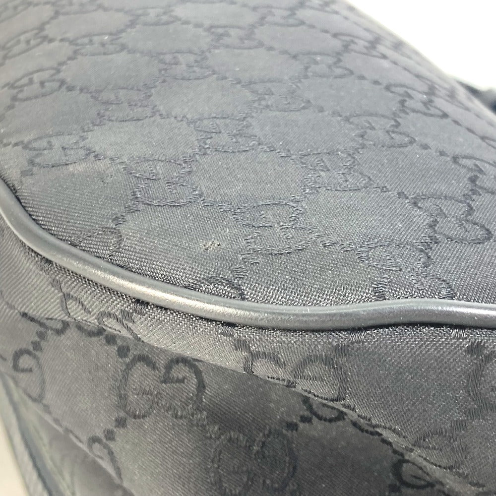Gucci Waist Bag 509643 Nylon Black Gg Belt Bag Sling Bag Mens