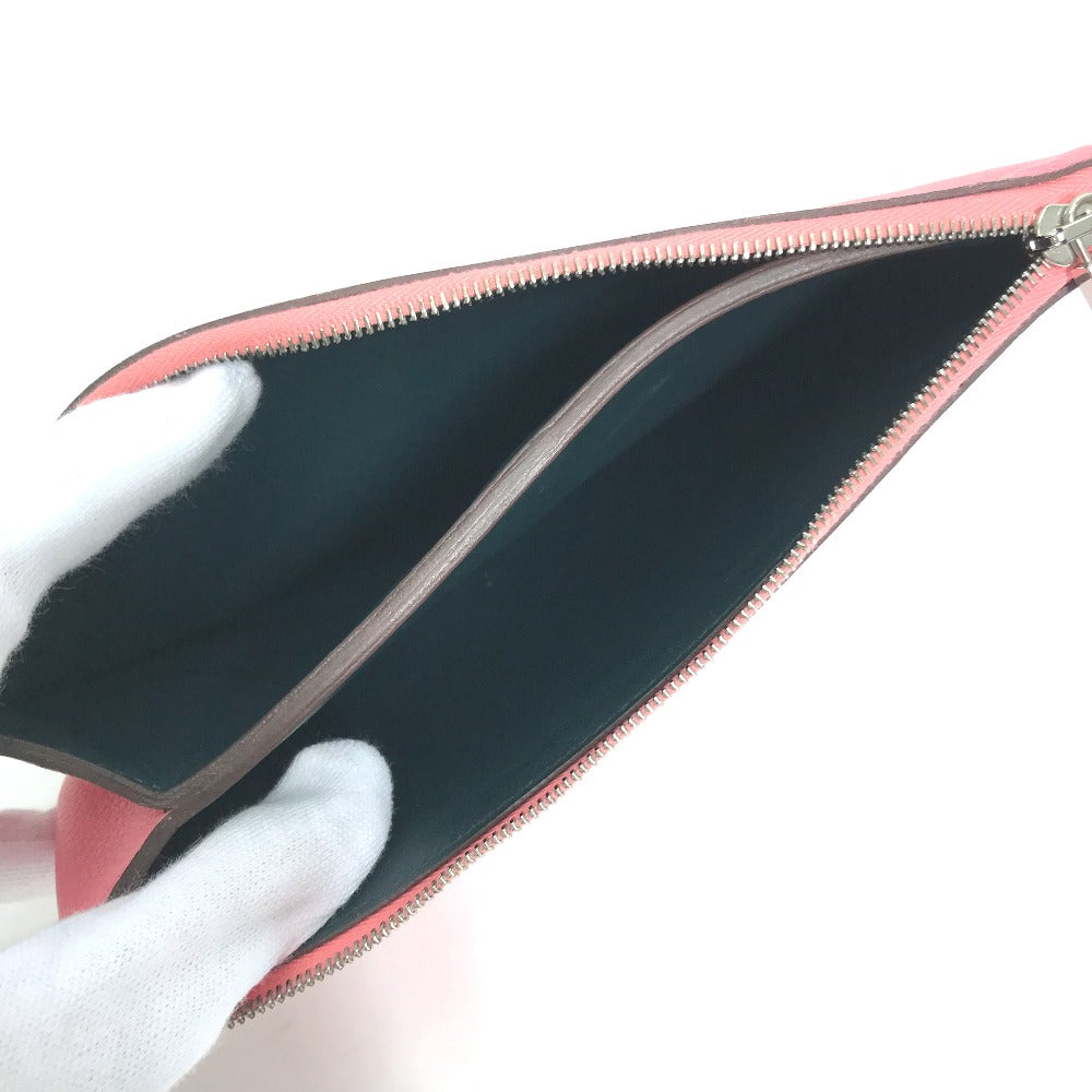 Hermes Pouch Evercolor Pink Atto Gm Women