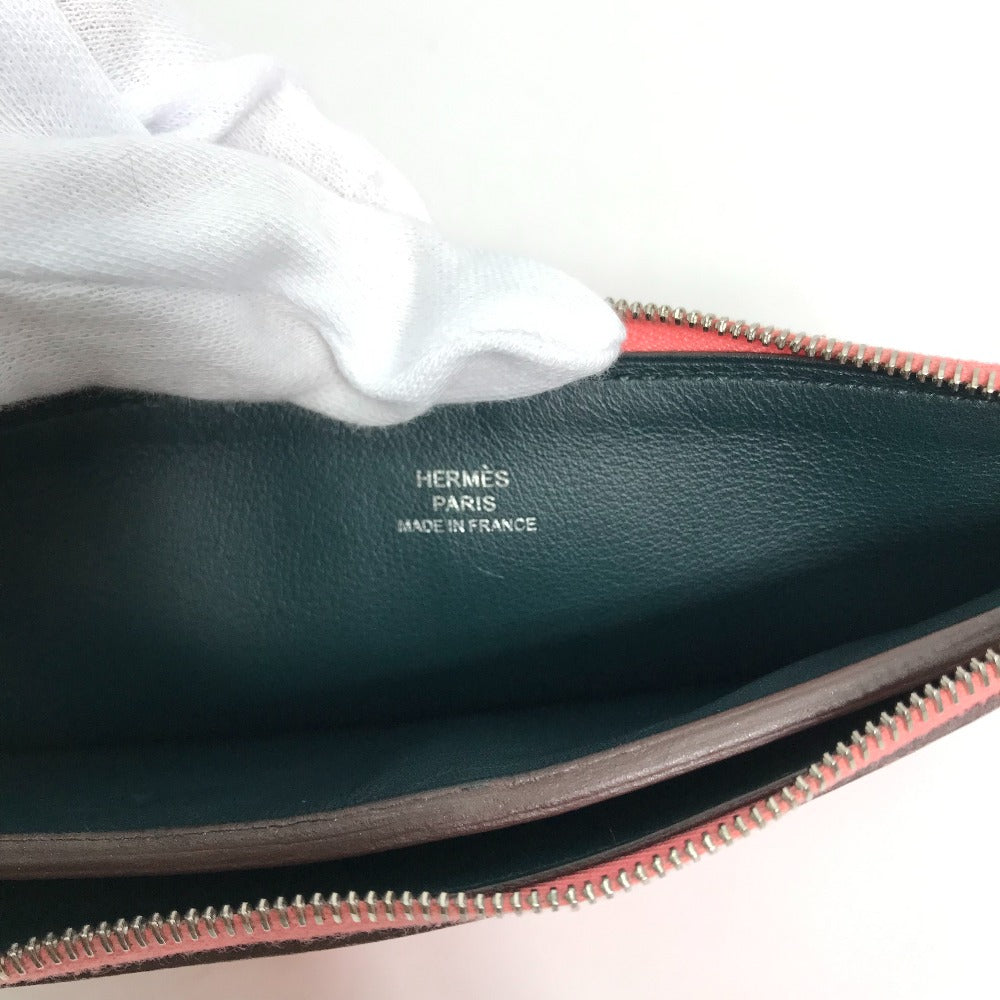 Hermes Pouch Evercolor Pink Atto Gm Women