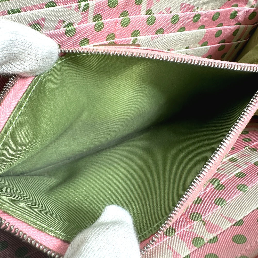 Hermes Long Wallet Purse Epsom Pink Azap Long Silk In Women
