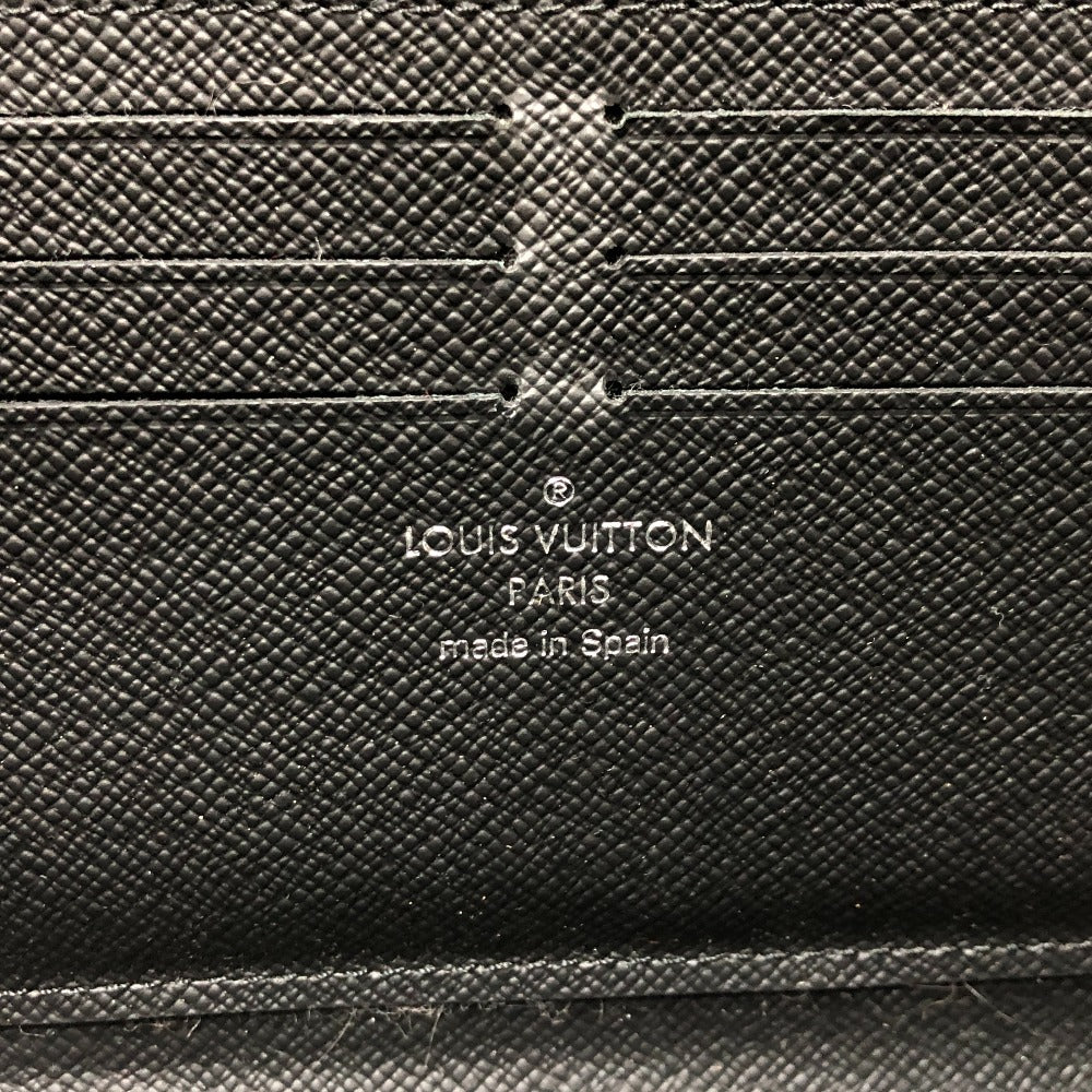 Louis Vuitton Long Wallet Purse N60379 Damier Grafitto Canvas Black Damier Grafitte Zippy Dragonne
