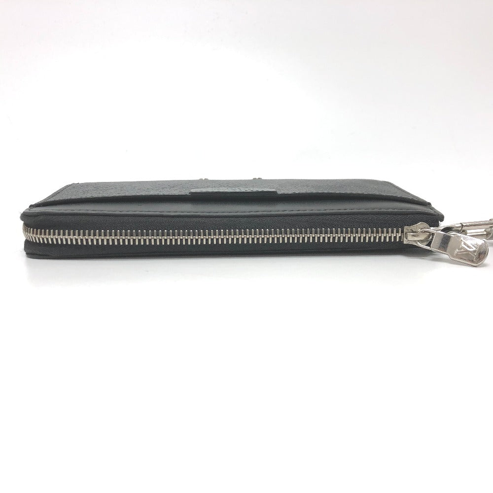 Louis Vuitton Long Wallet Purse N60379 Damier Grafitto Canvas Black Damier Grafitte Zippy Dragonne