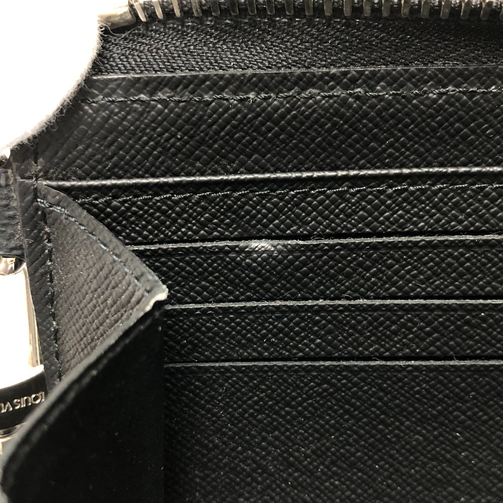 Louis Vuitton Long Wallet Purse N60379 Damier Grafitto Canvas Black Damier Grafitte Zippy Dragonne