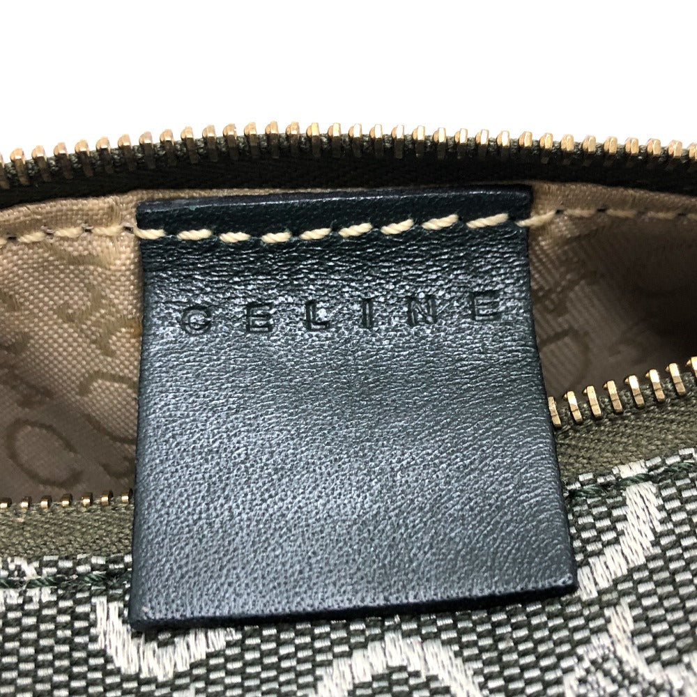 Celine Pouch Canvas Khaki C Macadam Unisex(Unisex)