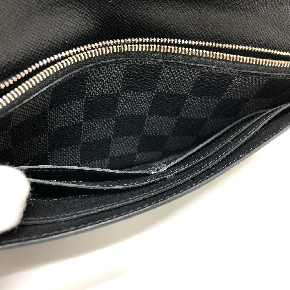 Louis Vuitton Long Wallet Purse N63084 Damier Grafitto Canvas Black Damier Grafitte Portefeuille