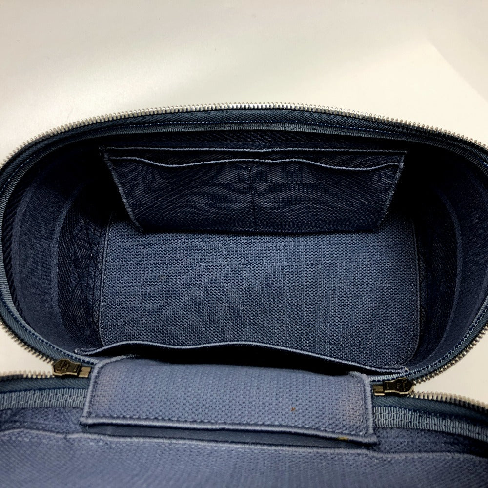 Dior Vanity Bag Canvas Blue Canage Women