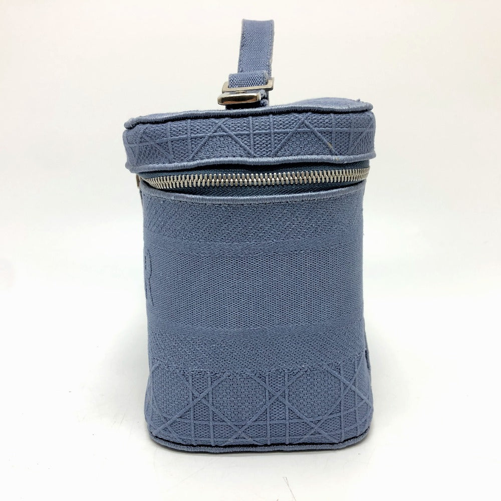 Dior Vanity Bag Canvas Blue Canage Women