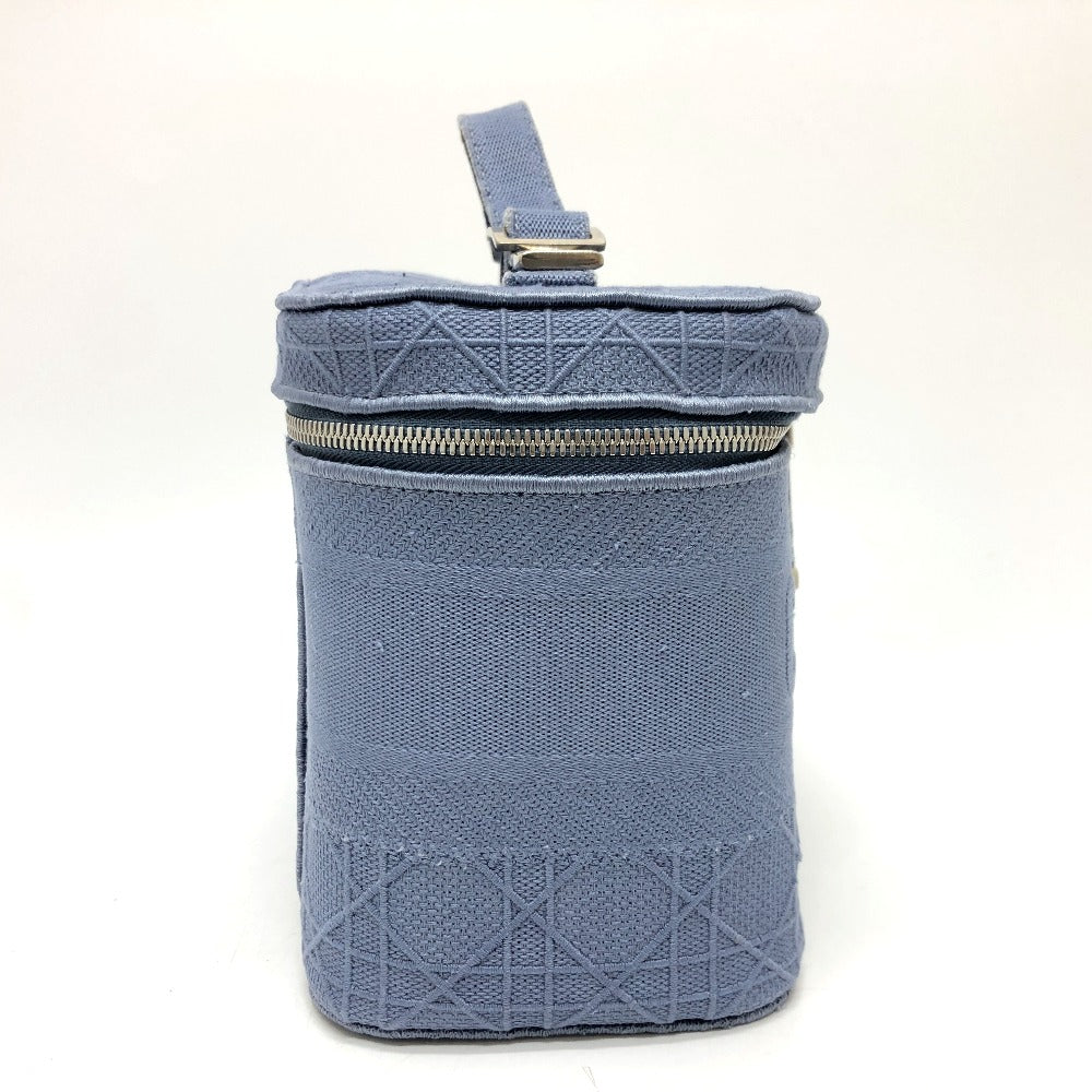 Dior Vanity Bag Canvas Blue Canage Women