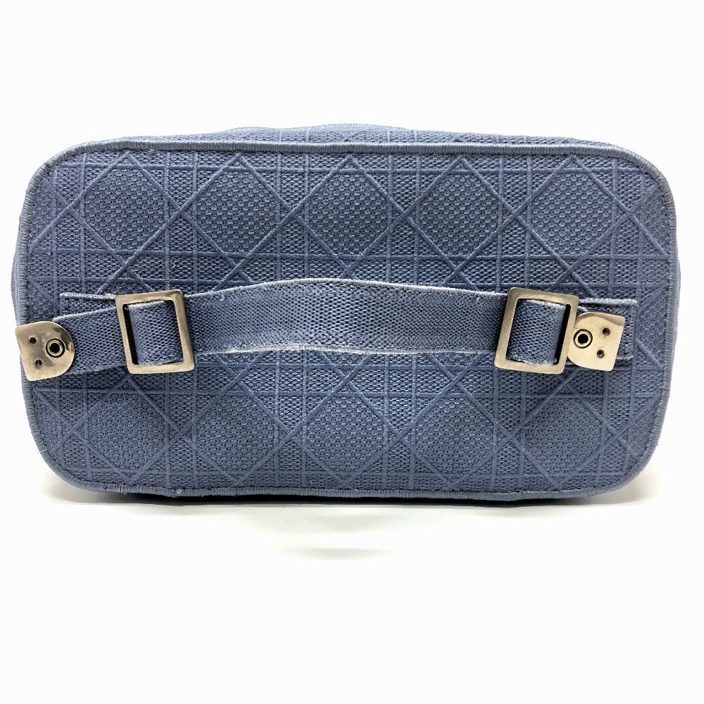 Dior Vanity Bag Canvas Blue Canage Women