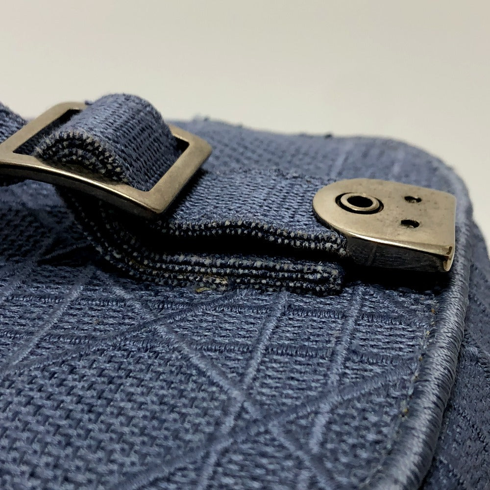 Dior Vanity Bag Canvas Blue Canage Women