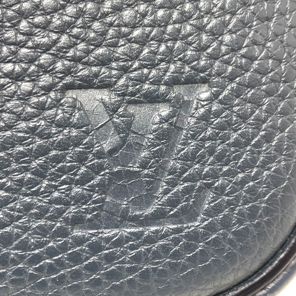Louis Vuitton Sling Bag M94473 Taurillon Clemence Leather Navy Bum Bag Mens