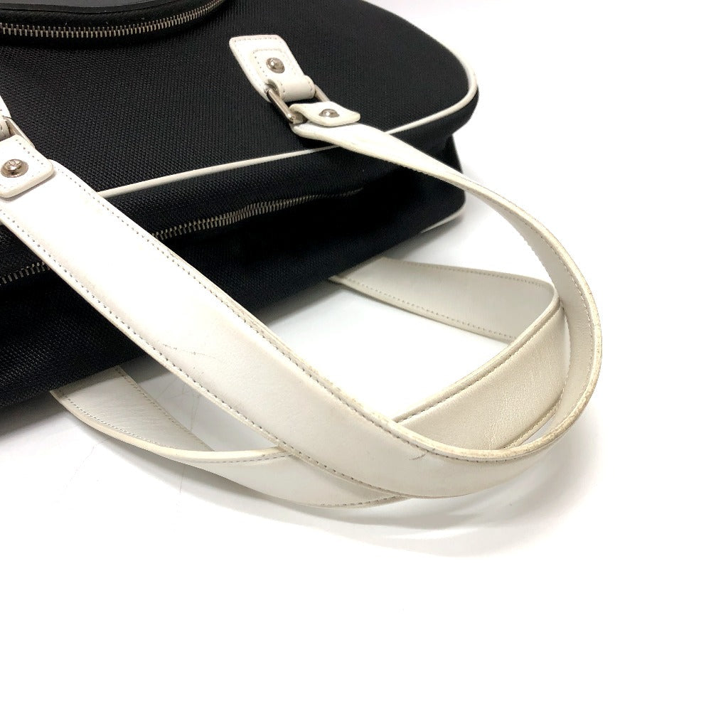 Chanel Shoulder Bag Canvas Black Airline Cc Coco Mark Women