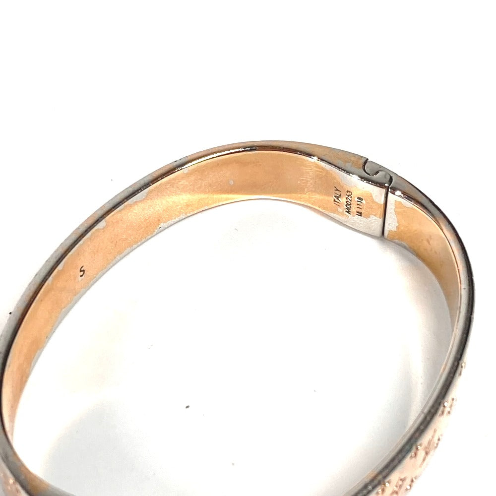 Louis Vuitton Bracelet M00253 Metal Pink Monogram Cuff Nanogram Women S