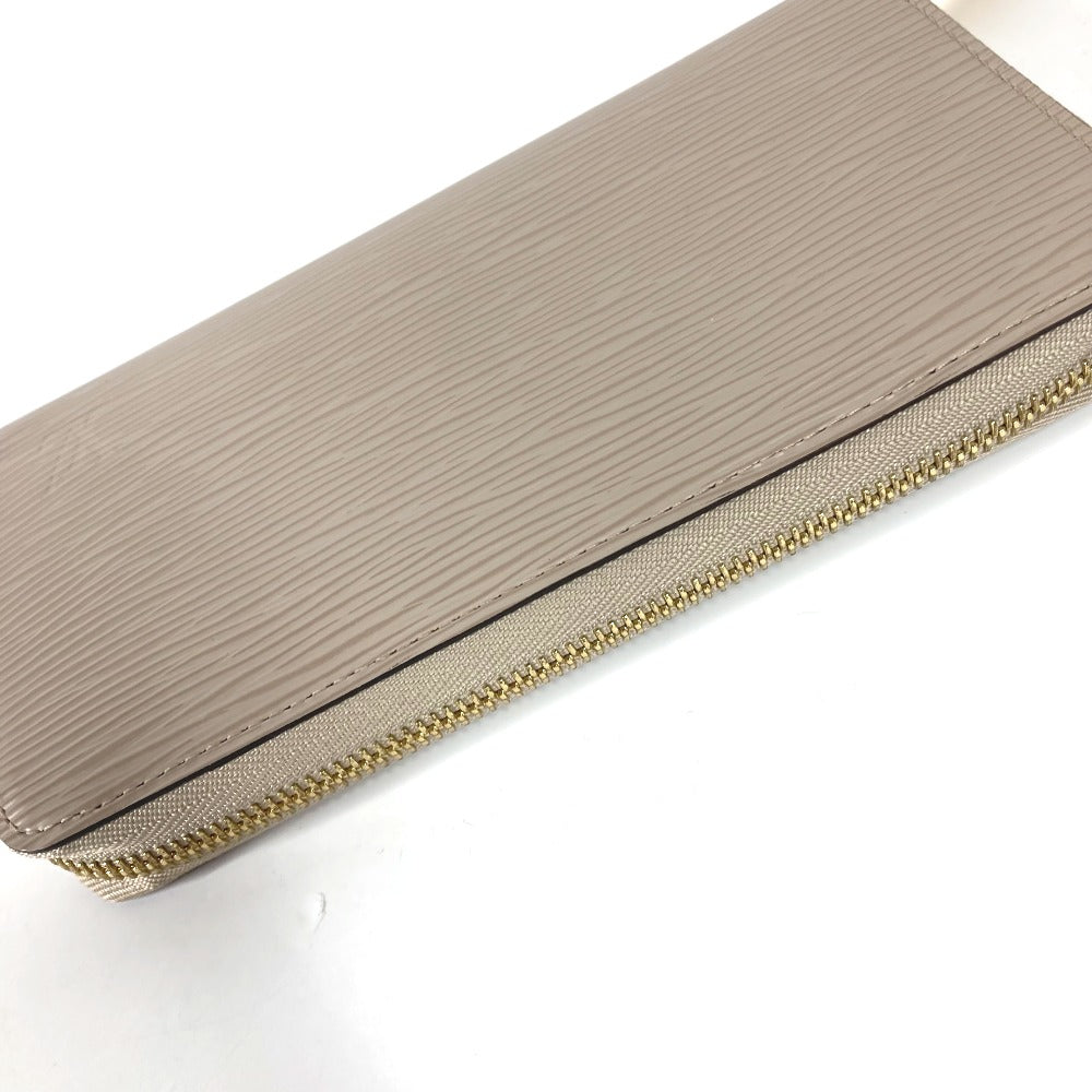Louis Vuitton Long Wallet Purse M67805 Epi Leather Beige Epi Zippy Wallet Mens