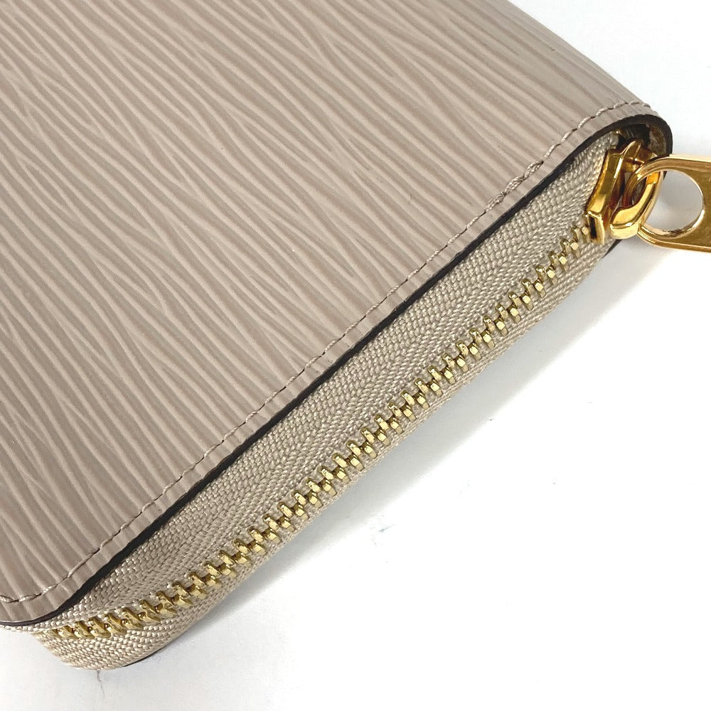 Louis Vuitton Long Wallet Purse M67805 Epi Leather Beige Epi Zippy Wallet Mens