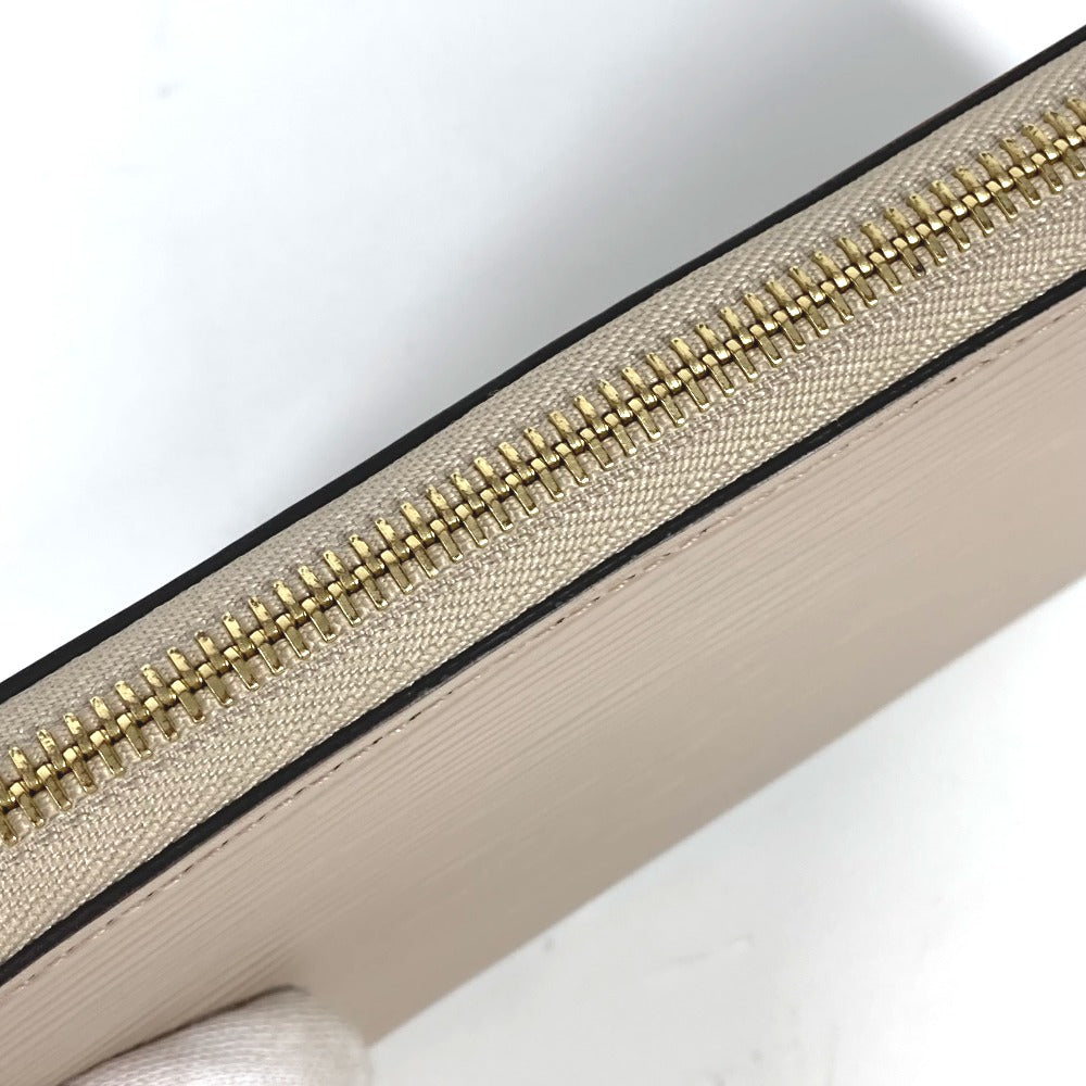 Louis Vuitton Long Wallet Purse M67805 Epi Leather Beige Epi Zippy Wallet Mens