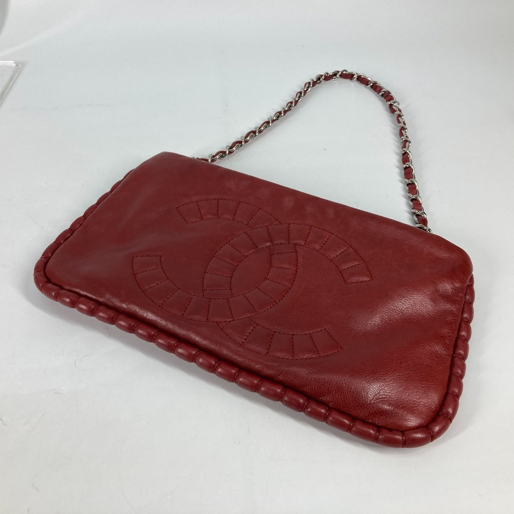 Chanel Shoulder Bag A48547 Leather Red Bag Shoulder Chain 10A Dekacoco Cc Women