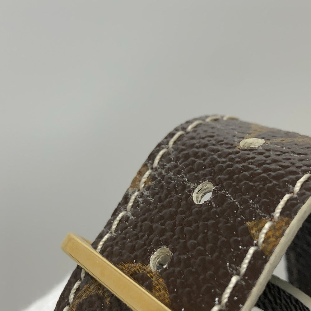 Louis Vuitton Handbag M40597 Canvas / Shiny Monogram Canvas Brown Shiny Monogram Lockitpm Women