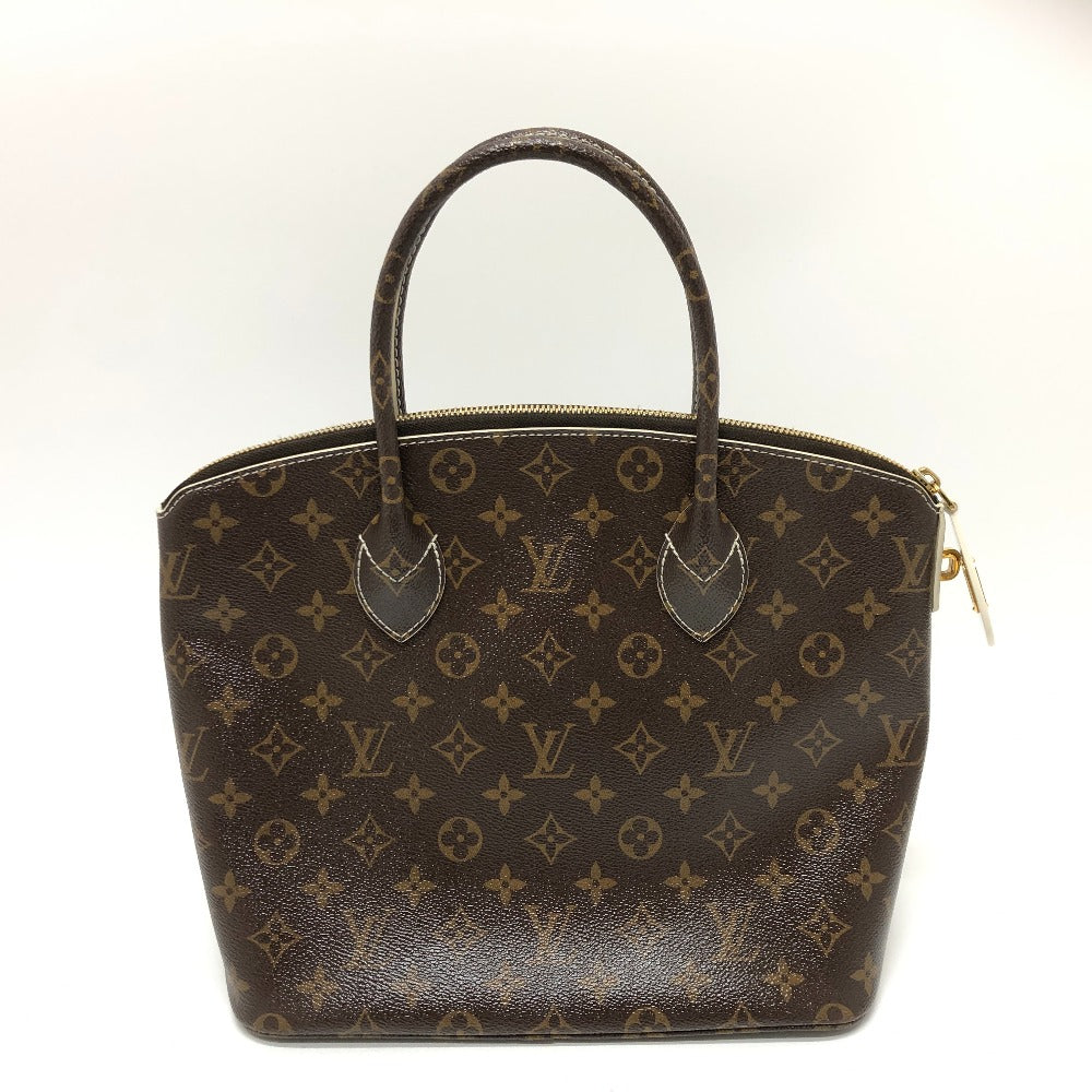 Louis Vuitton Handbag M40597 Canvas / Shiny Monogram Canvas Brown Shiny Monogram Lockitpm Women