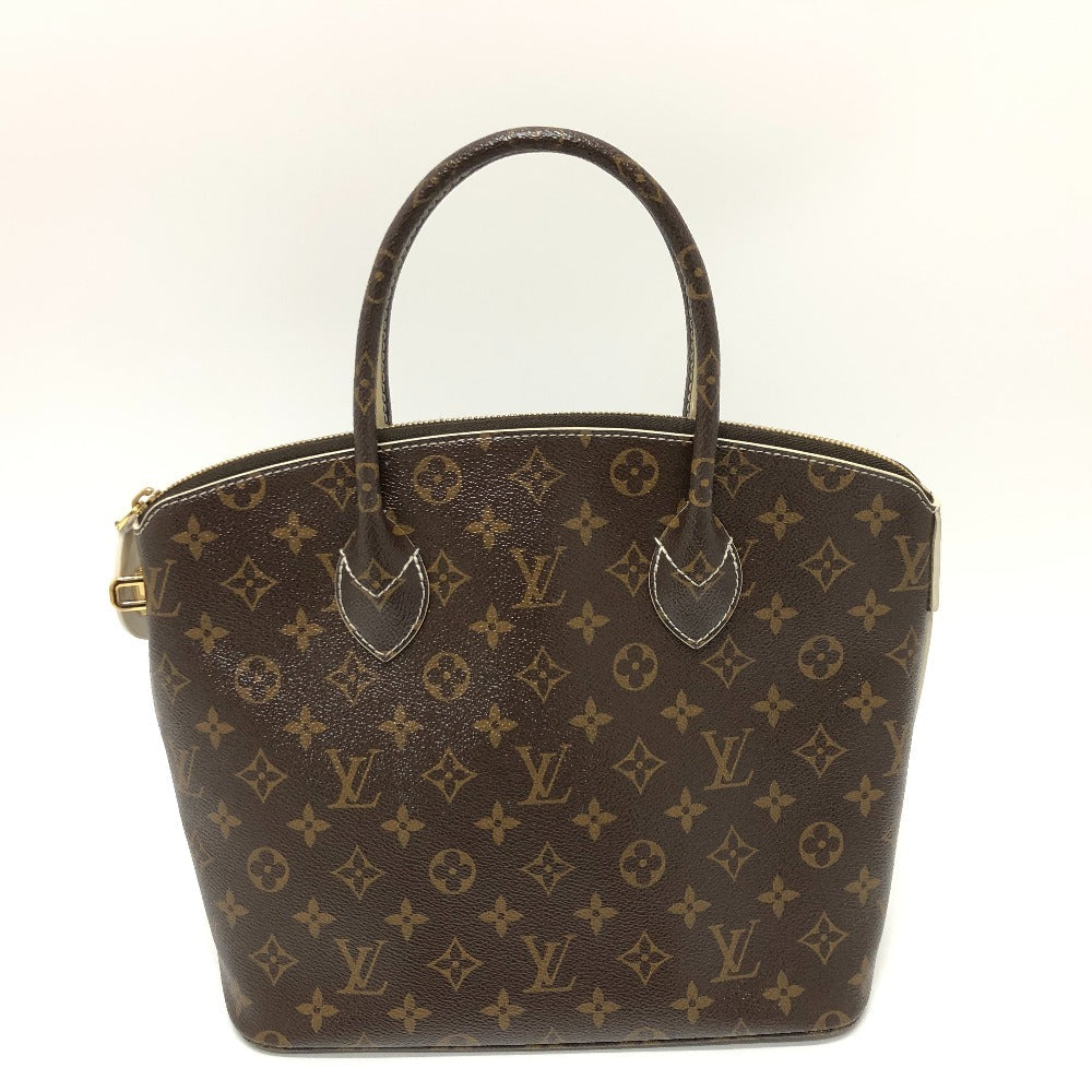 Louis Vuitton Handbag M40597 Canvas / Shiny Monogram Canvas Brown Shiny Monogram Lockitpm Women