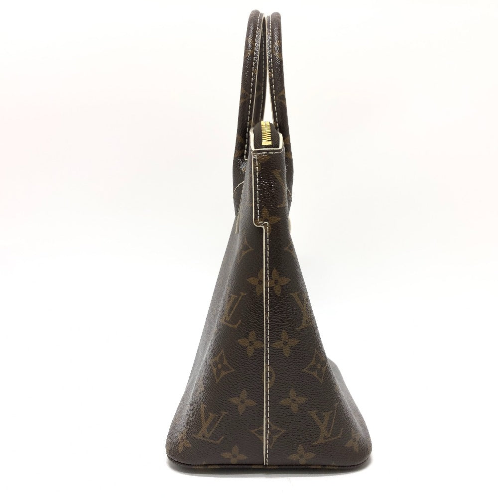 Louis Vuitton Handbag M40597 Canvas / Shiny Monogram Canvas Brown Shiny Monogram Lockitpm Women