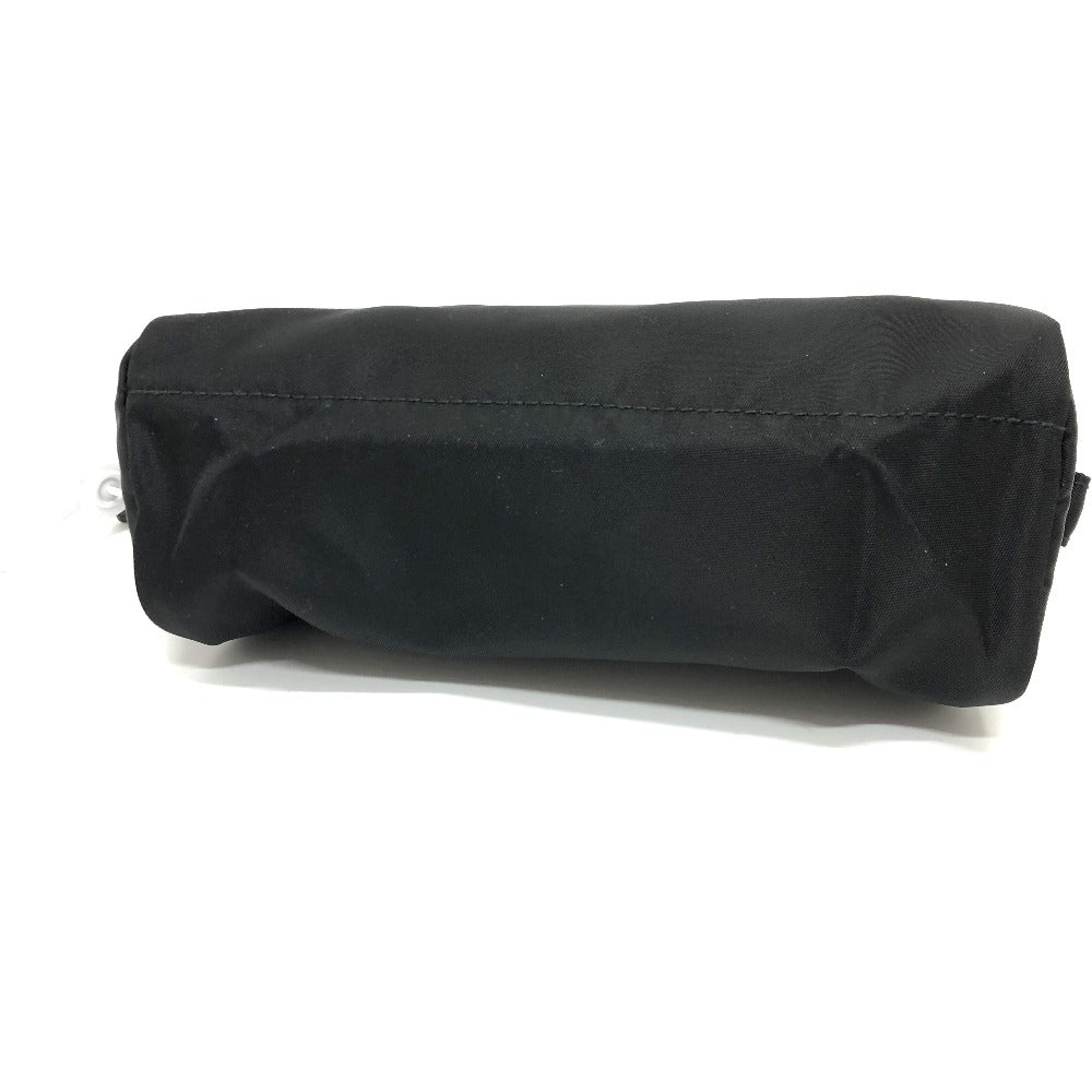 Prada Pouch 1Na350 Nylon Black Triangle Logo Women Secondhand