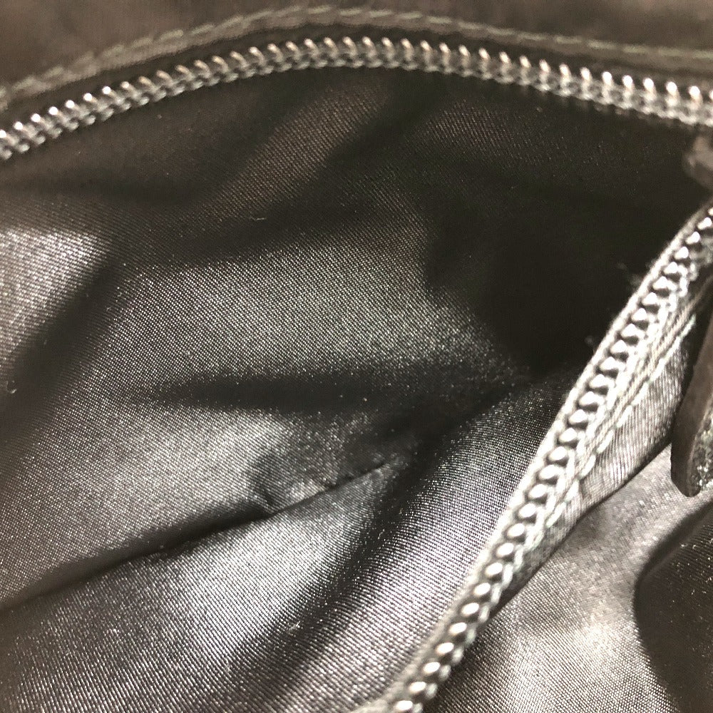 Prada Pouch 1Na350 Nylon Black Triangle Logo Women Secondhand