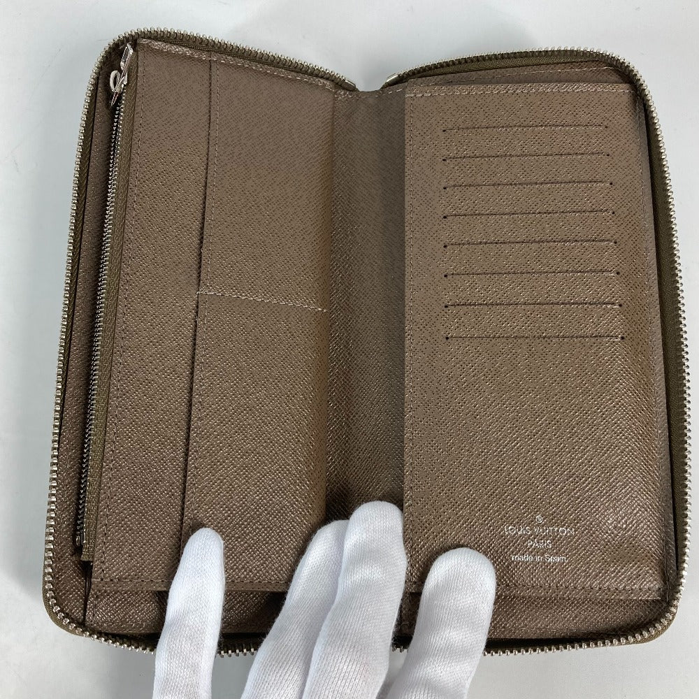 Louis Vuitton Long Wallet Purse M60967 Epi Leather Brown Epi Zippy Wallet Vertical Mens