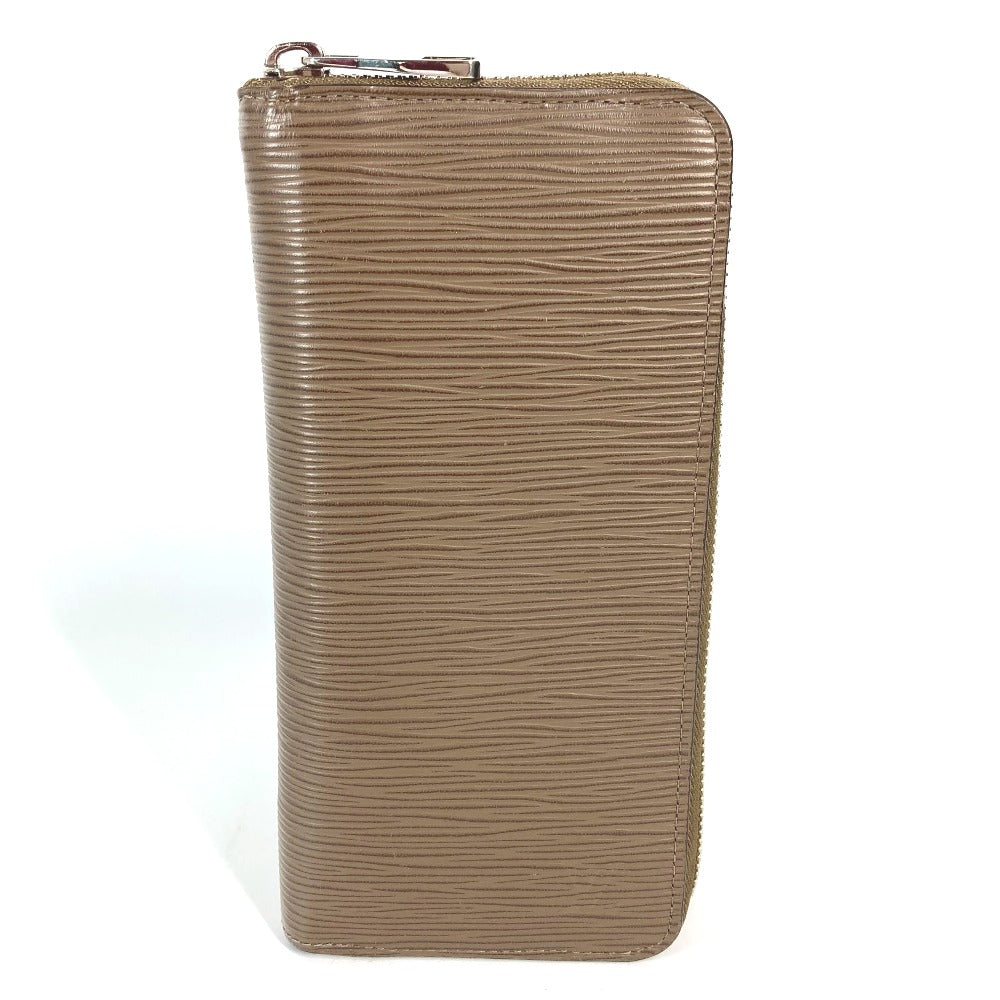 Louis Vuitton Long Wallet Purse M60967 Epi Leather Brown Epi Zippy Wallet Vertical Mens