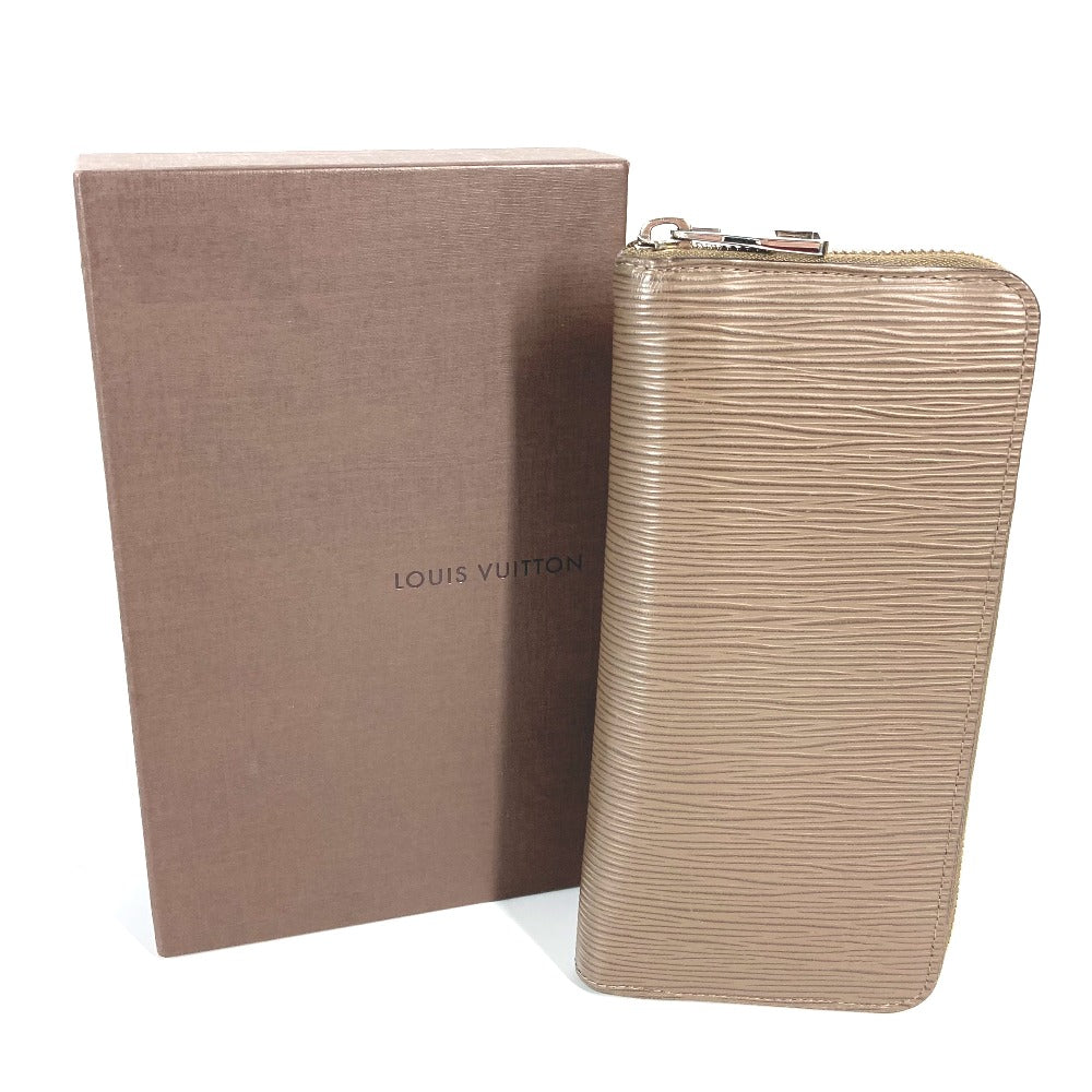 Louis Vuitton Long Wallet Purse M60967 Epi Leather Brown Epi Zippy Wallet Vertical Mens