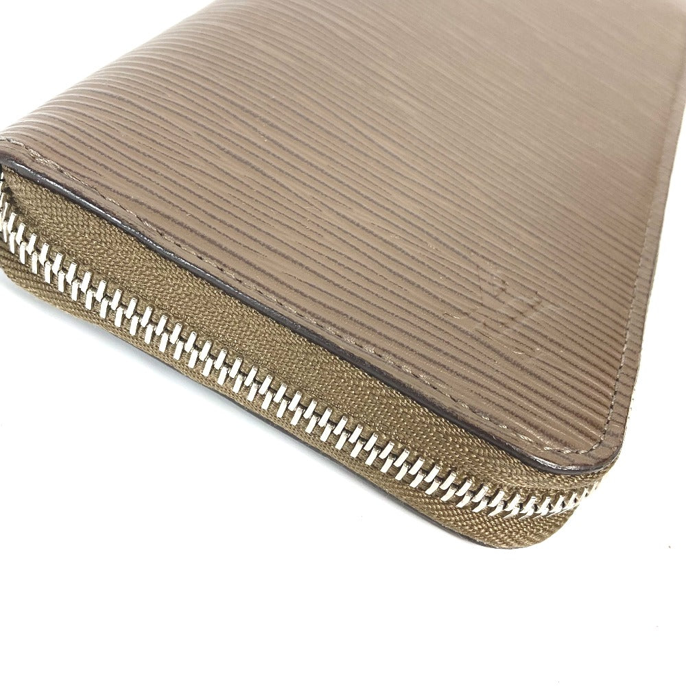 Louis Vuitton Long Wallet Purse M60967 Epi Leather Brown Epi Zippy Wallet Vertical Mens