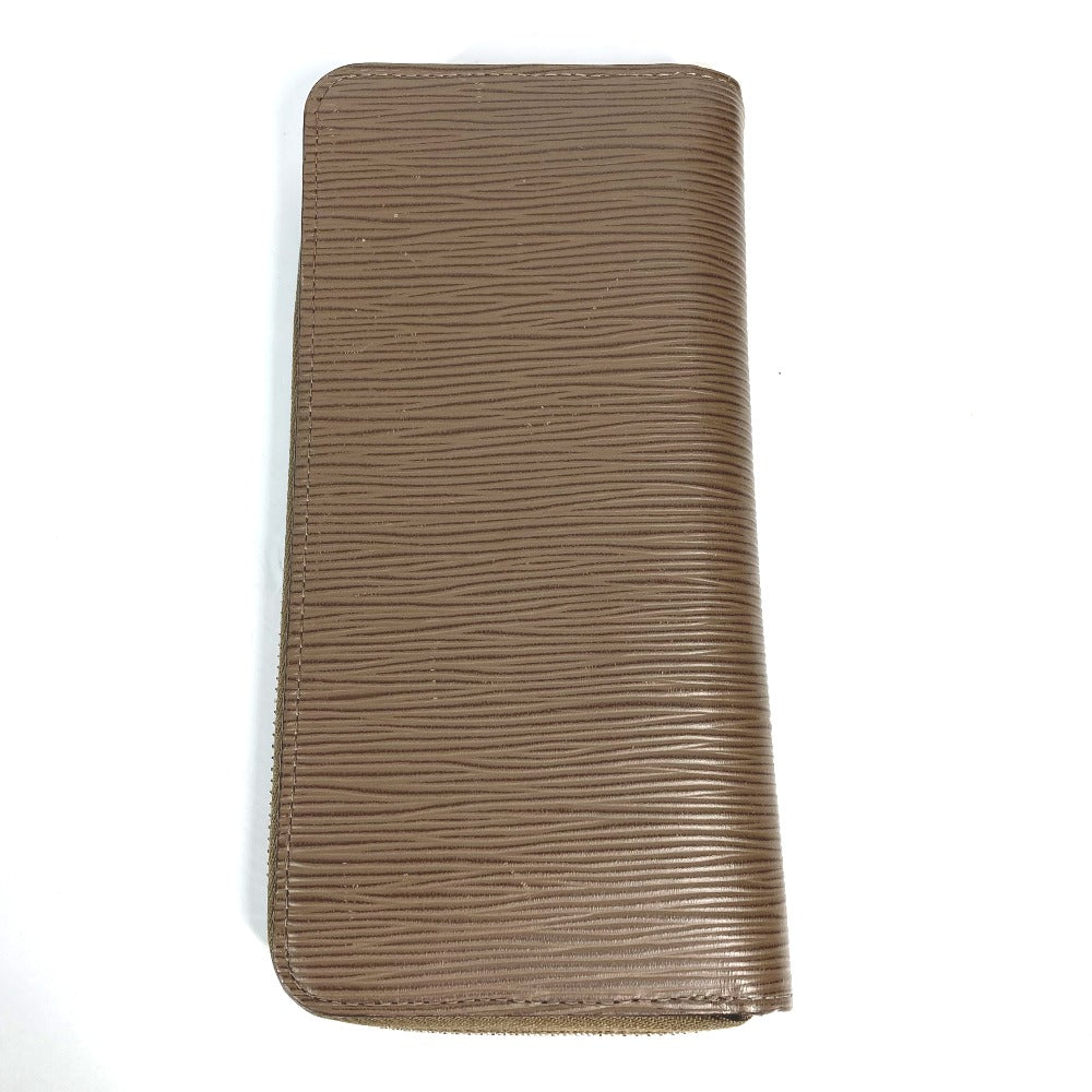 Louis Vuitton Long Wallet Purse M60967 Epi Leather Brown Epi Zippy Wallet Vertical Mens