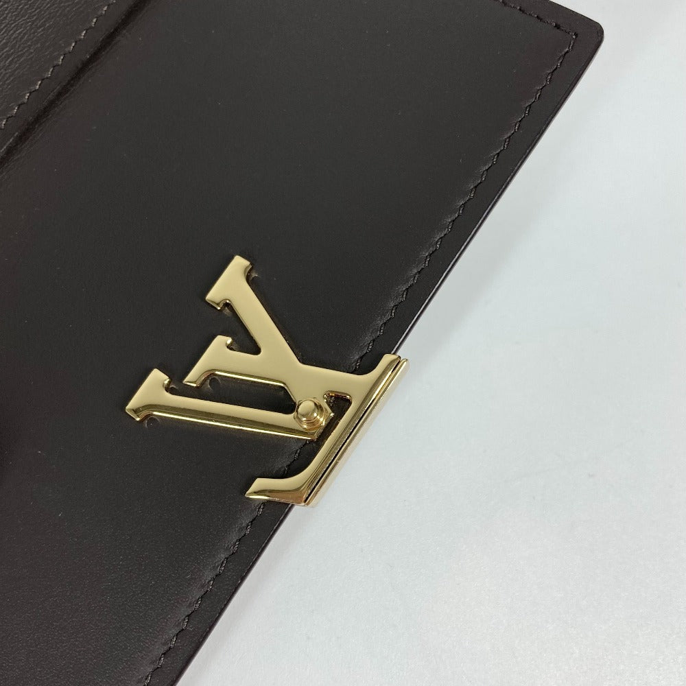 Louis Vuitton Trifold Wallet M62159 Taurillon Clemence Leather Beige Portefeuille Compact Women