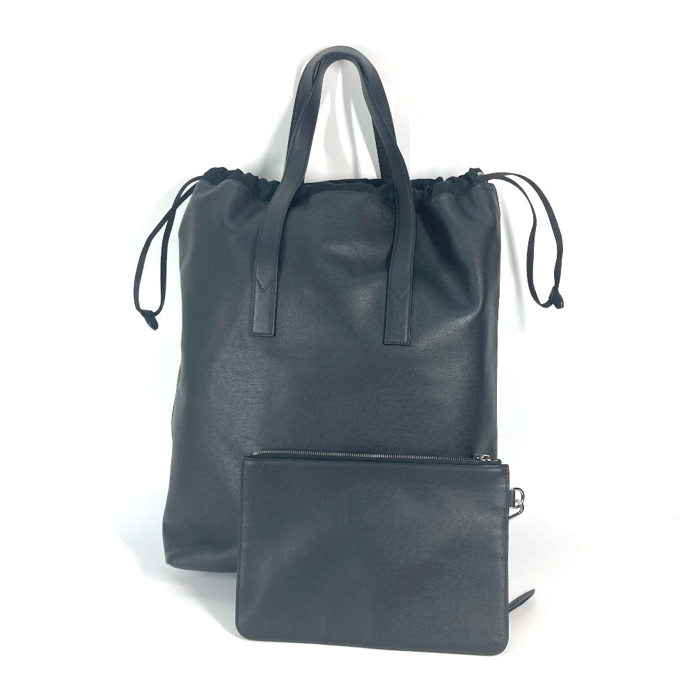 Louis Vuitton Tote Bag M31009 Taiga Leather Black Taiga Hippo Light Mens