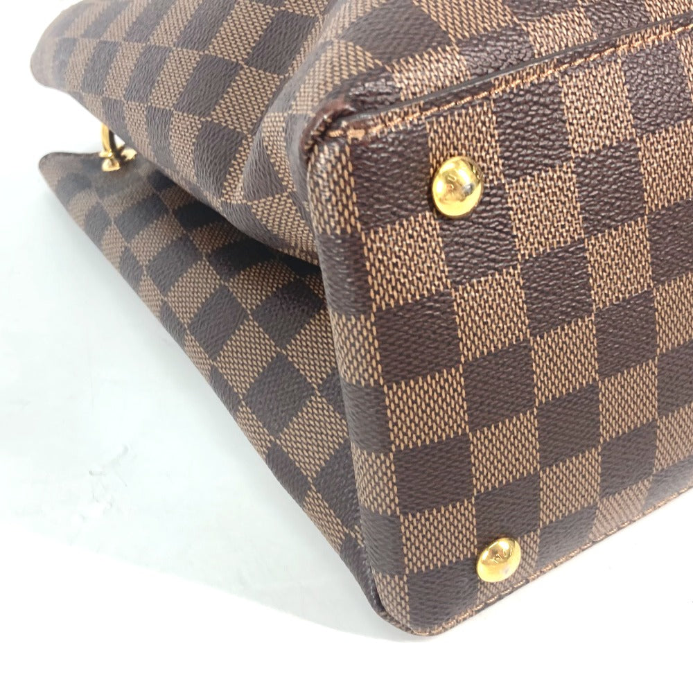 Louis Vuitton Handbag N40052 Damier Canvas Red Type Riverside Damier Lv Charm Reduvan Women