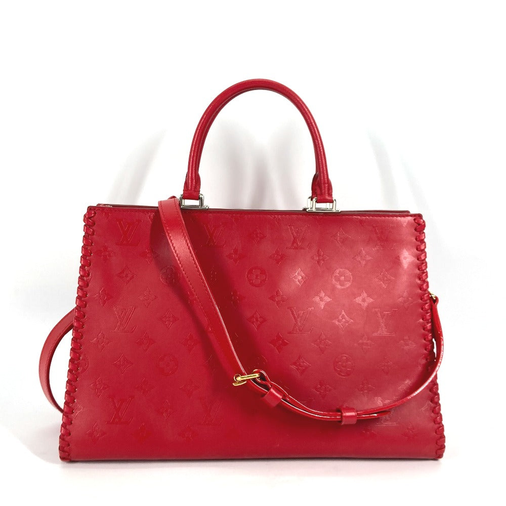 Louis Vuitton Shoulder Bag M54146 Leather Red Monogram Very Zip Tote