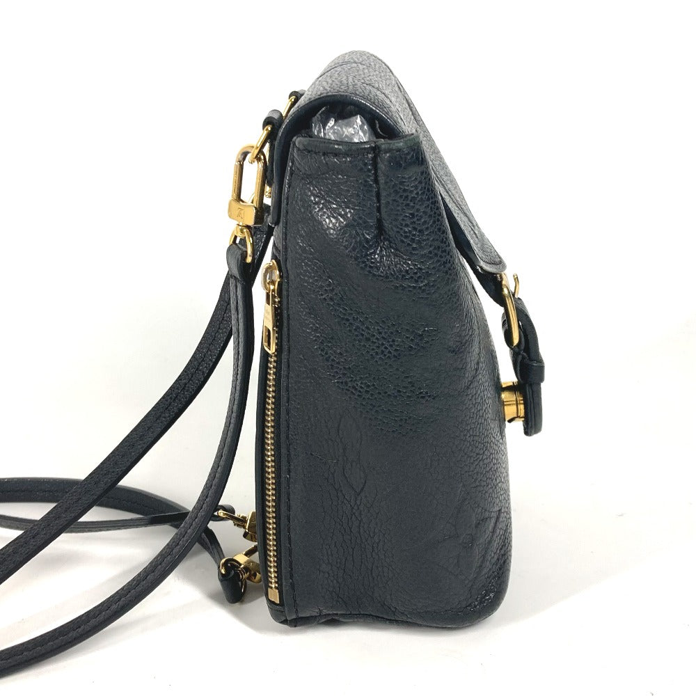 Louis Vuitton Backpack M80596 Monogram Ann Platt Leather Black Monogram Ann Platt Tiny Backpack