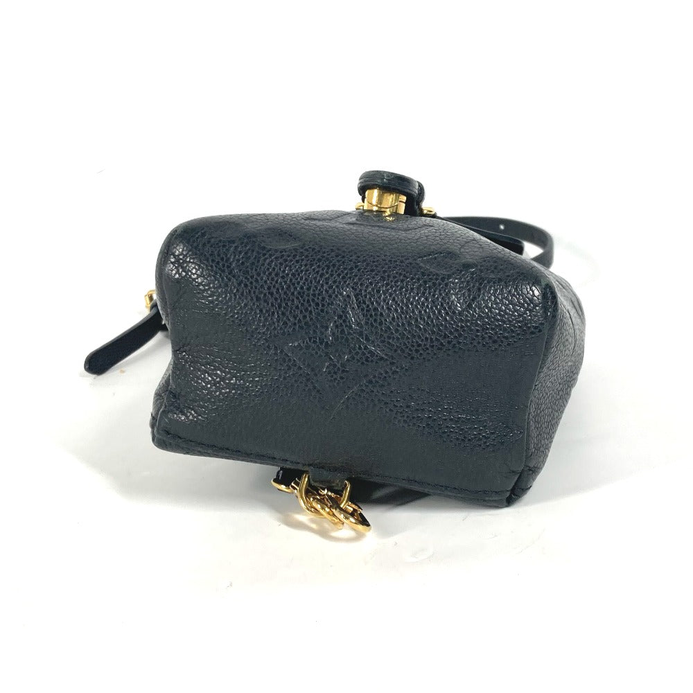 Louis Vuitton Backpack M80596 Monogram Ann Platt Leather Black Monogram Ann Platt Tiny Backpack